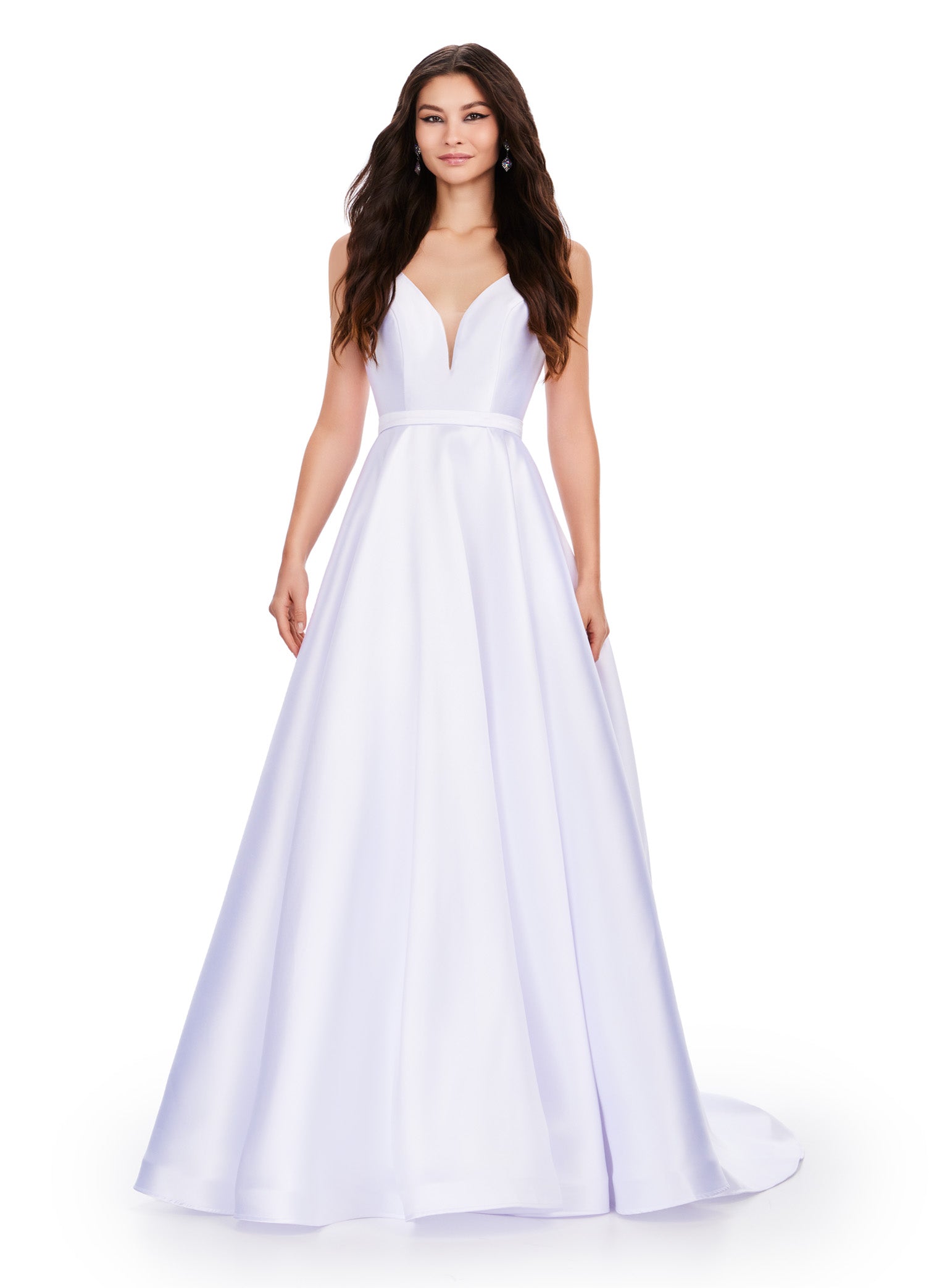 Ashley Lauren 11541 Formal Dresses White 20 / White Ashley Lauren 11541 Formal Dresses White 20 / White