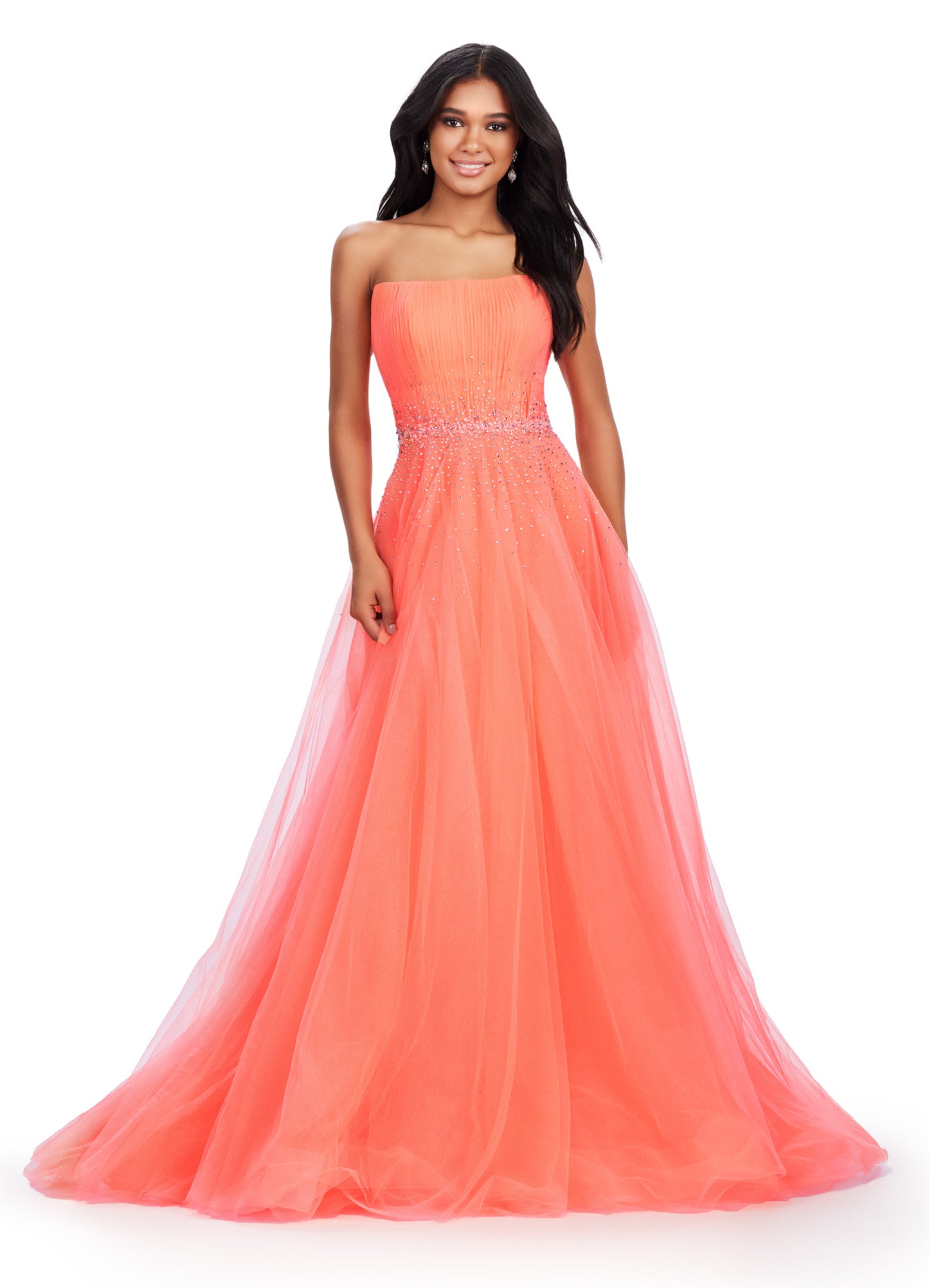 Ashley Lauren 11597 Formal Dresses Coral 14 / Coral Ashley Lauren 11597 Formal Dresses Coral 14 / Coral