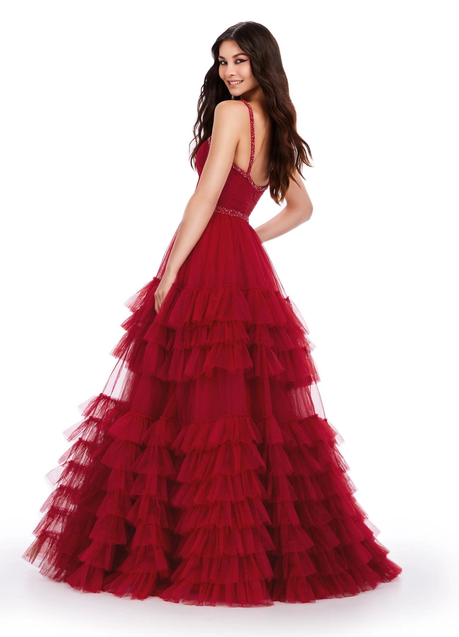 Ashley Lauren 11603 Prom Dress Red 2 / Hot Pink Ashley Lauren 11603 Prom Dress Red 2 / Hot Pink
