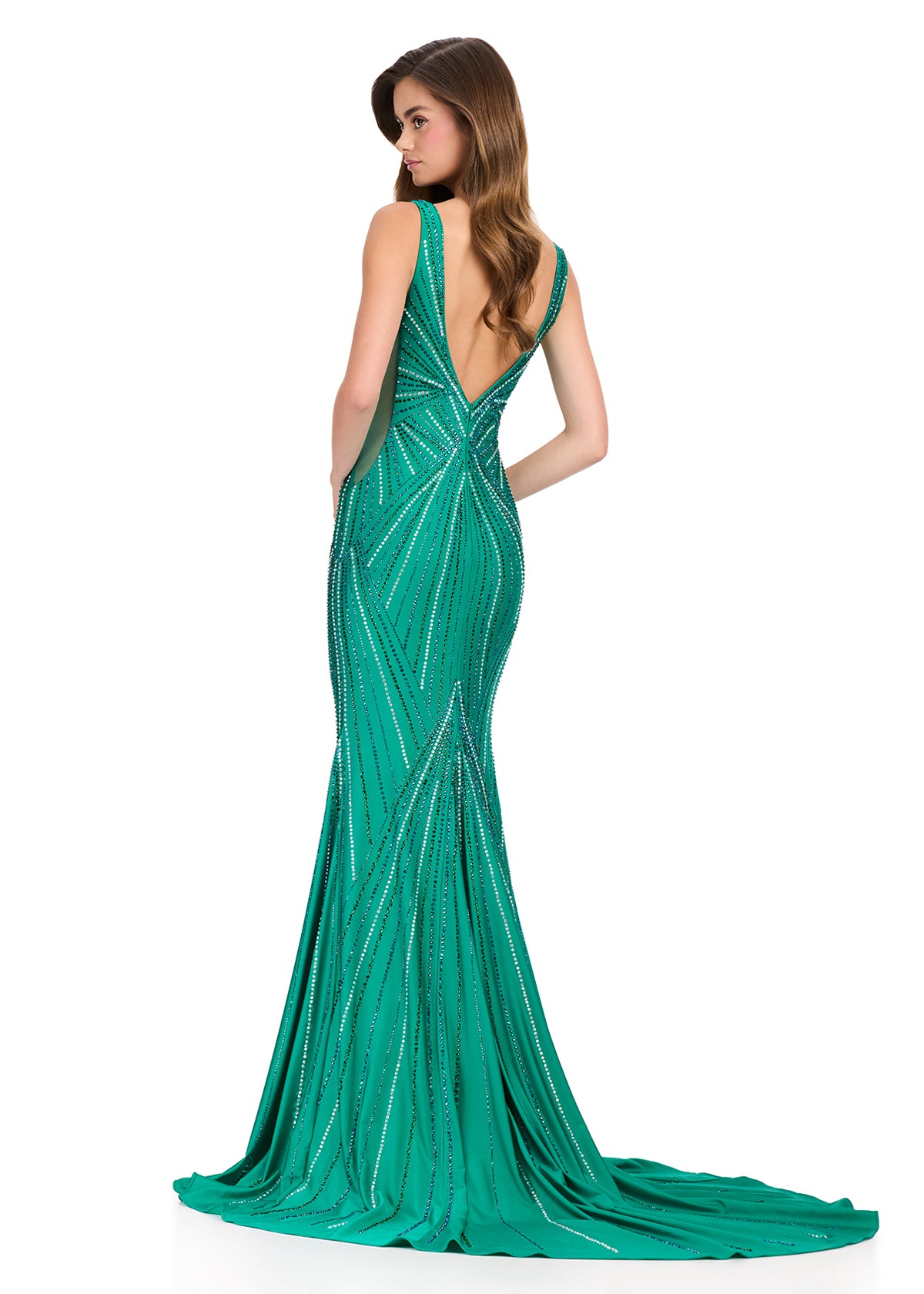 ASHLEYlauren 11693 Long Prom Dress Pageant Formal Evening Gown