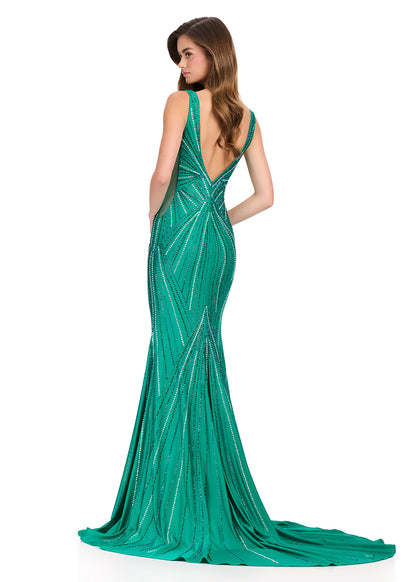 ASHLEYlauren 11693 Long Prom Dress Pageant Formal Evening Gown