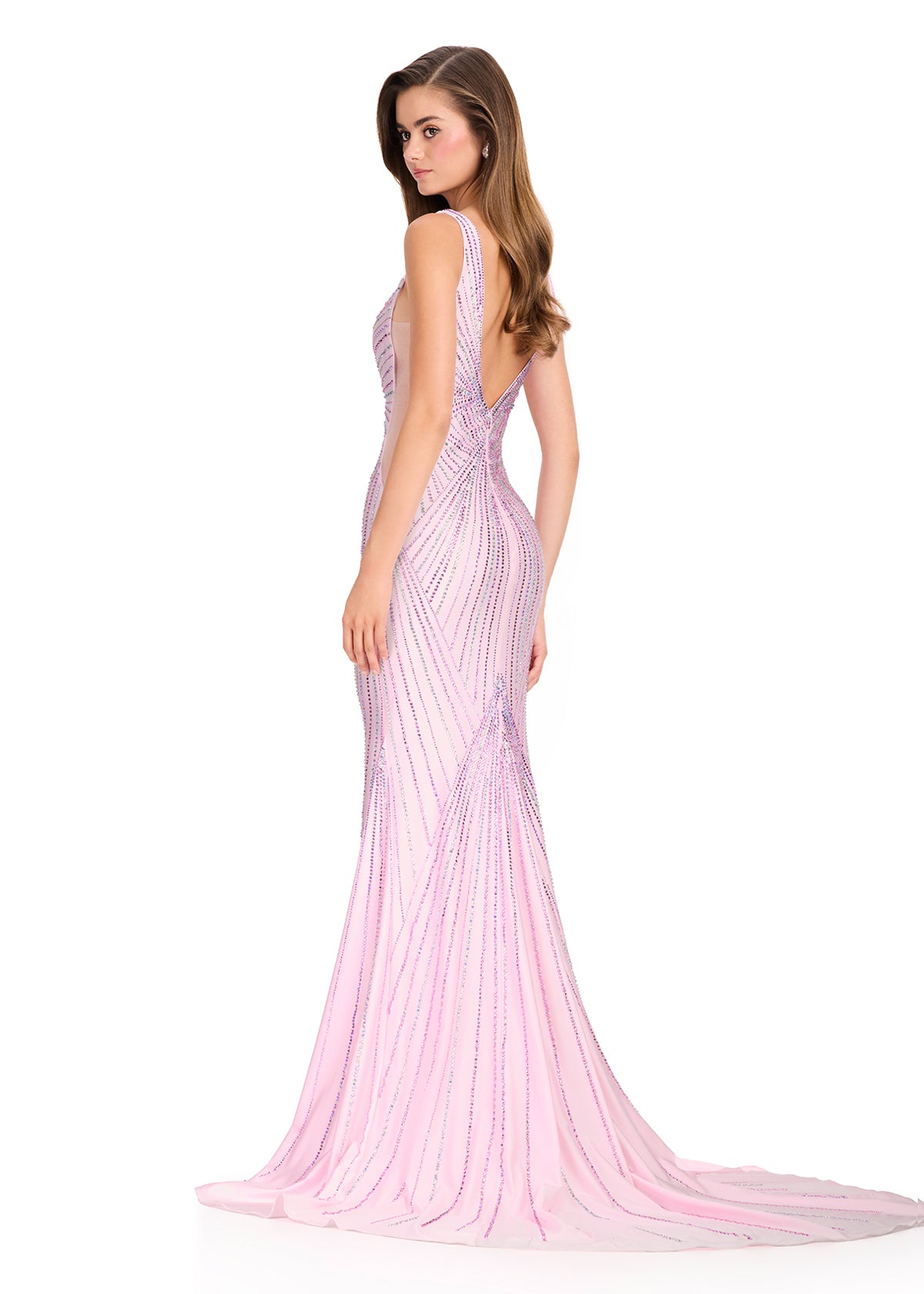 ASHLEYlauren 11693 Long Prom Dress Pageant Formal Evening Gown
