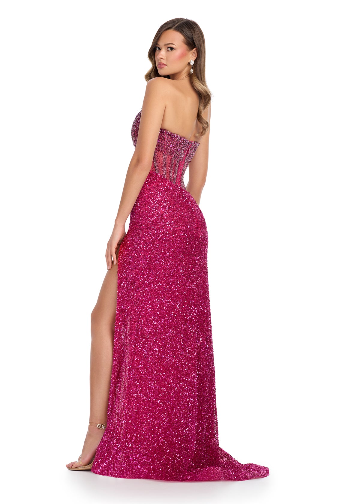 Ashley Lauren 11830 Prom Dress Nude 16 / Nude Ashley Lauren 11830 Prom Dress Nude 16 / Nude