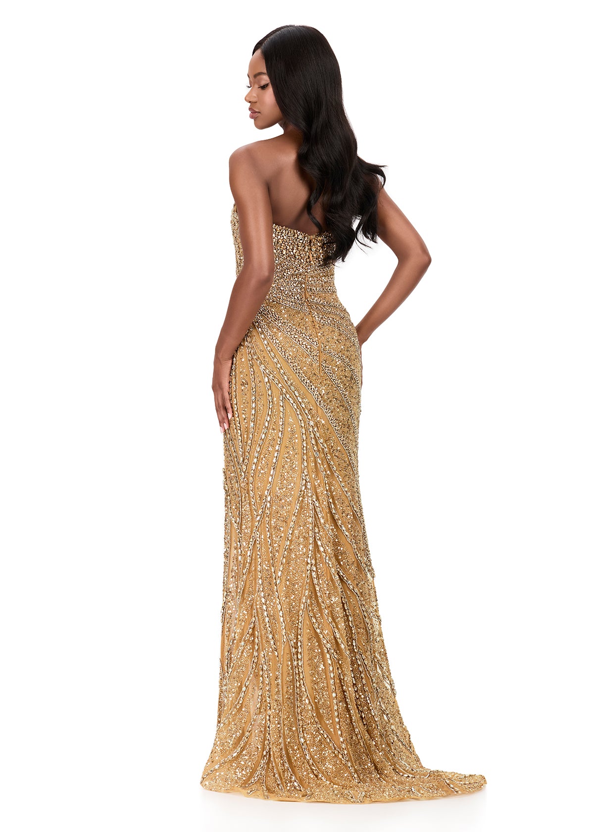 Ashley Lauren Style 12011 is a long prom dress designed for pageant and formal evening events. This elegant gown features Ashley Lauren's signature attention to fit and detail, creating a flattering silhouette that stands out on stage and in photos.

Available Colors: Silver, Gold, Red