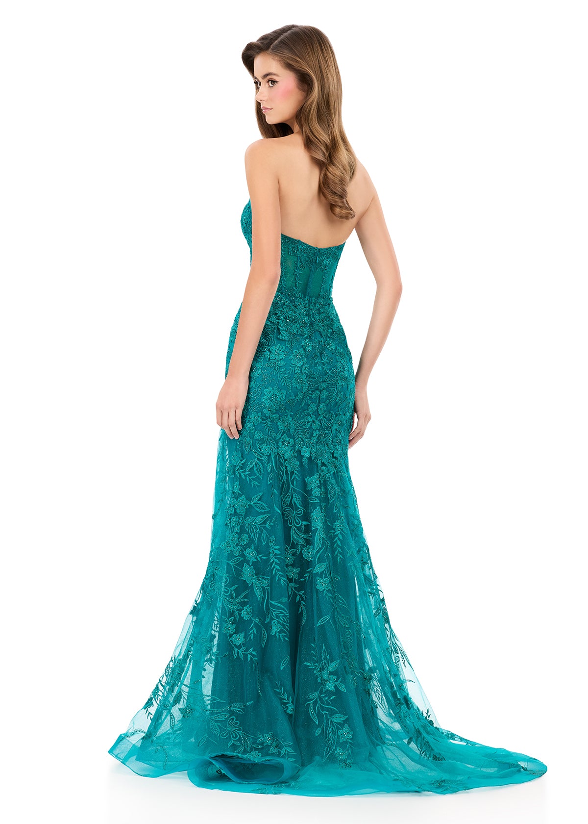 Ashley Lauren Style 12060 Long Prom Dress Pageant Formal Evening Gown