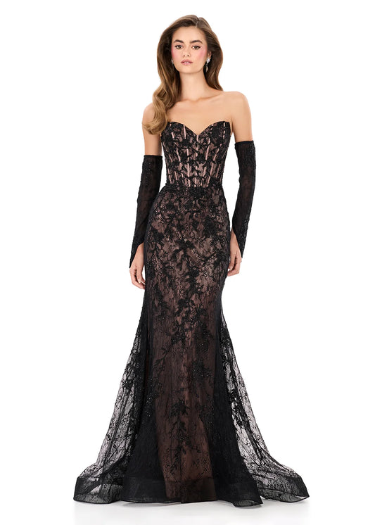 Long Sleeve Dresses 2025 Glass Slipper Formals Long Sleeve Dresses 2025 Glass Slipper Formals
