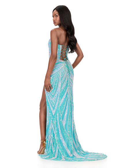 Ashley Lauren Style 12152 is a long prom dress designed for pageant and formal evening events. This elegant gown features Ashley Lauren's signature attention to fit and detail, creating a flattering silhouette that stands out on stage and in photos.

Available Colors: Aqua, Orchid, Pink