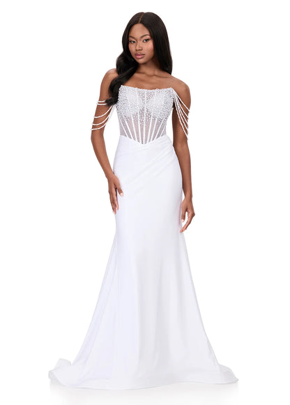 Ashley Lauren Style 12154 is a long prom dress designed for pageant and formal evening events. This elegant gown features Ashley Lauren's signature attention to fit and detail, creating a flattering silhouette that stands out on stage and in photos.

Available Colors: Black, Ice Pink, Sky, White