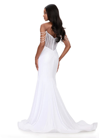 Ashley Lauren Style 12154 is a long prom dress designed for pageant and formal evening events. This elegant gown features Ashley Lauren's signature attention to fit and detail, creating a flattering silhouette that stands out on stage and in photos.

Available Colors: Black, Ice Pink, Sky, White