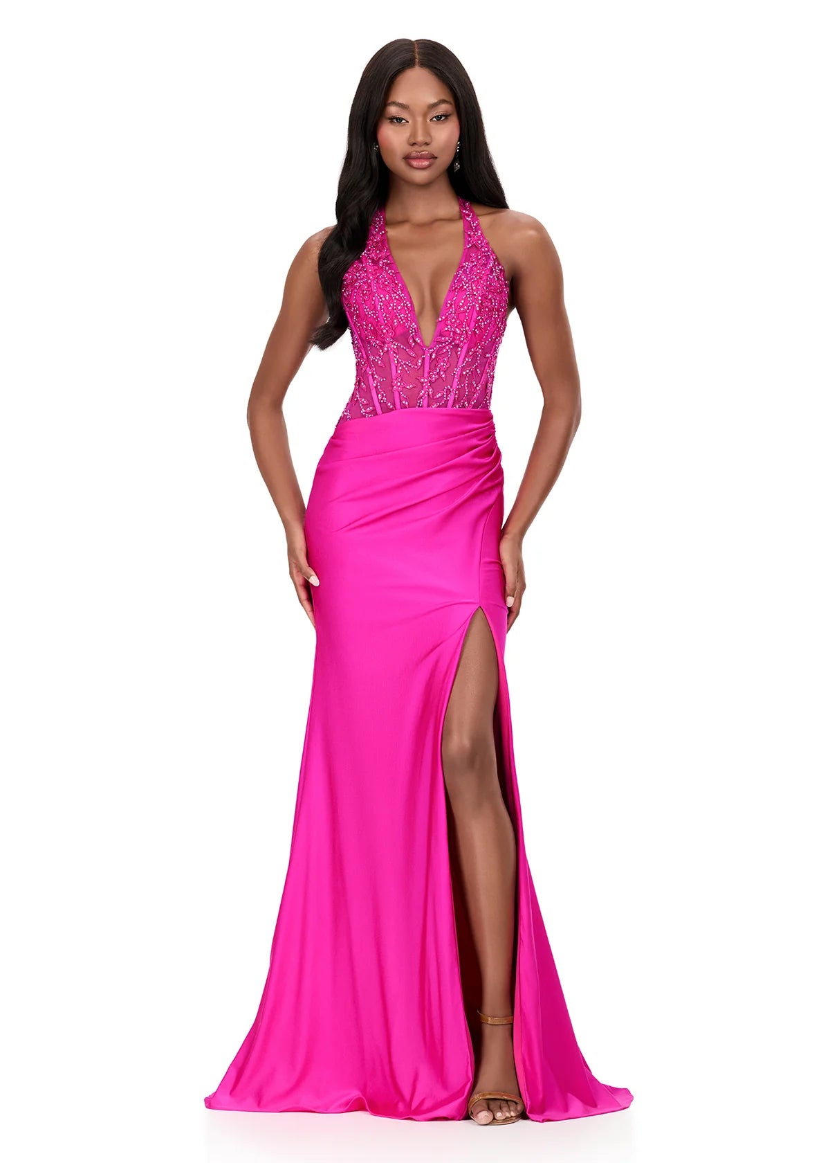 Ashley Lauren Style 12169 is a long prom dress designed for pageant and formal evening events. This elegant gown features Ashley Lauren's signature attention to fit and detail, creating a flattering silhouette that stands out on stage and in photos.

Available Colors: Burgundy, Fuchsia, Navy, Orchid, Royal, Sage

This Ashley Lauren dress is an ideal choice for prom, pageant competitions, formal galas, and red carpet events.

Designer: Ashley Lauren
Style Number: 12169