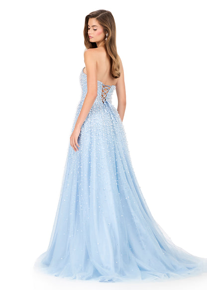 Ashley Lauren Style 12180 is a long prom dress designed for pageant and formal evening events. This elegant gown features Ashley Lauren's signature attention to fit and detail, creating a flattering silhouette that stands out on stage and in photos.

Available Colors: Black, Ice Blue, Ice Pink, Lilac, White

This Ashley Lauren dress is an ideal choice for prom, pageant competitions, formal galas, and red carpet events.

Designer: Ashley Lauren
Style Number: 12180