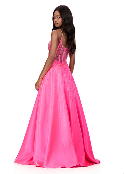 Ashley Lauren Style 12182 is a long prom dress designed for pageant and formal evening events. This elegant gown features Ashley Lauren's signature attention to fit and detail, creating a flattering silhouette that stands out on stage and in photos.

Available Colors: Black, Hot Pink&nbsp;

This Ashley Lauren dress is an ideal choice for prom, pageant competitions, formal galas, and red carpet events.

Designer: Ashley Lauren
Style Number: 12182