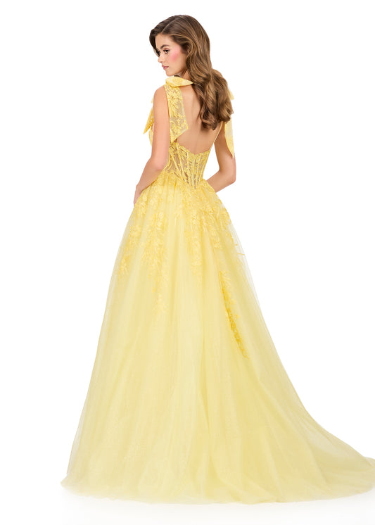 Ashley Lauren Style 12184 is a long prom dress designed for pageant and formal evening events. This elegant gown features Ashley Lauren's signature attention to fit and detail, creating a flattering silhouette that stands out on stage and in photos.

Available Colors: Yellow

This Ashley Lauren dress is an ideal choice for prom, pageant competitions, formal galas, and red carpet events.

Designer: Ashley Lauren
Style Number: 12184