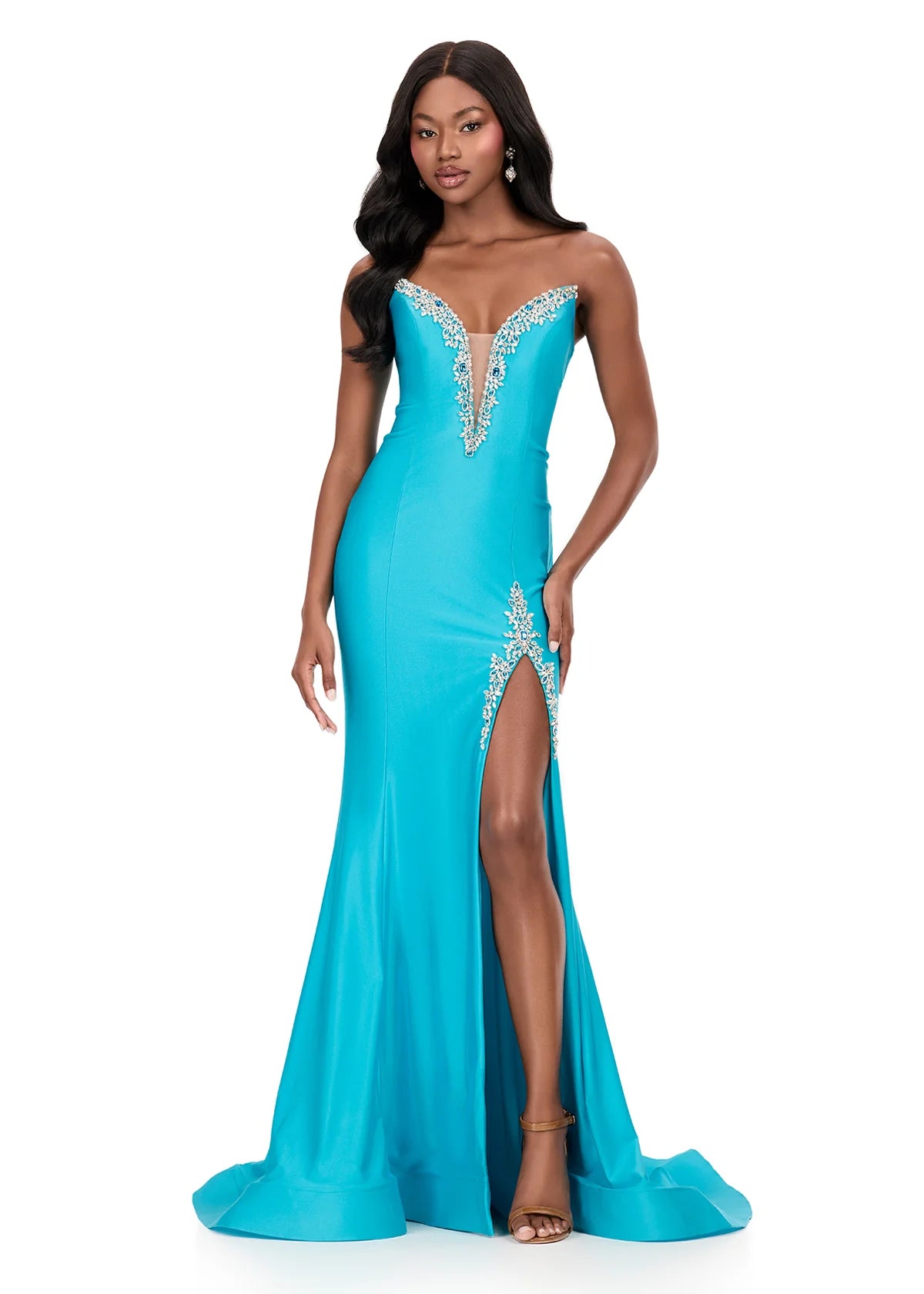 Ashley Lauren Style 12191 is a long prom dress designed for pageant and formal evening events. This elegant gown features Ashley Lauren's signature attention to fit and detail, creating a flattering silhouette that stands out on stage and in photos.

Available Colors: Black, Emerald, Fuchsia, Pink, Turquoise