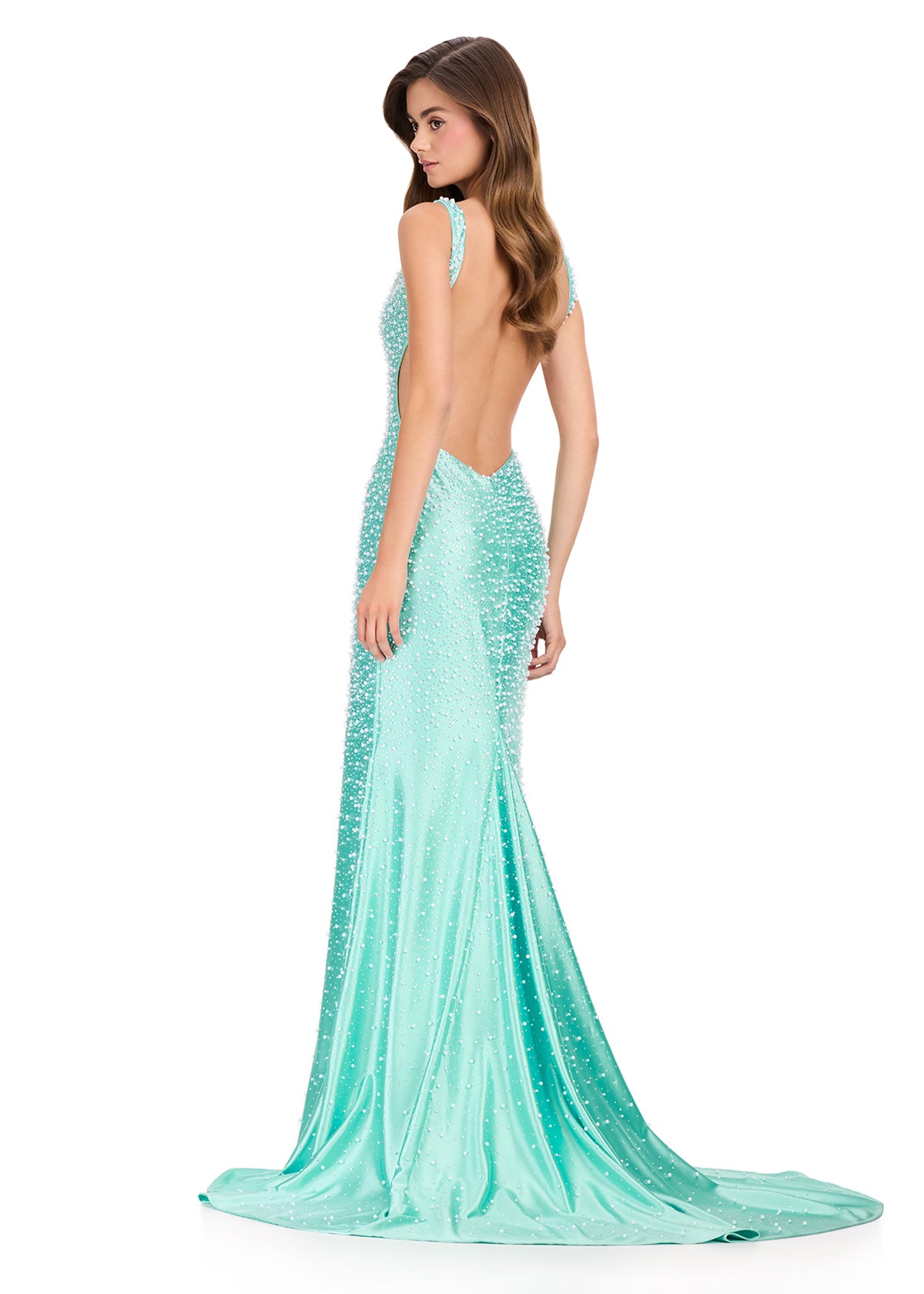 ASHLEYlauren 12194 Prom Dress Pageant Formal Evening Gown