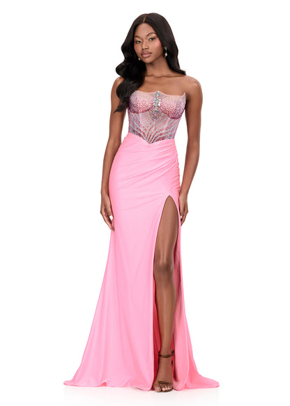 Ashley Lauren Style 12197 is a long prom dress designed for pageant and formal evening events. This elegant gown features Ashley Lauren's signature attention to fit and detail, creating a flattering silhouette that stands out on stage and in photos.

Available Colors: Aqua, Pink, Black, Royal&nbsp;

This Ashley Lauren dress is an ideal choice for prom, pageant competitions, formal galas, and red carpet events.

Designer: Ashley Lauren
Style Number: 12197
