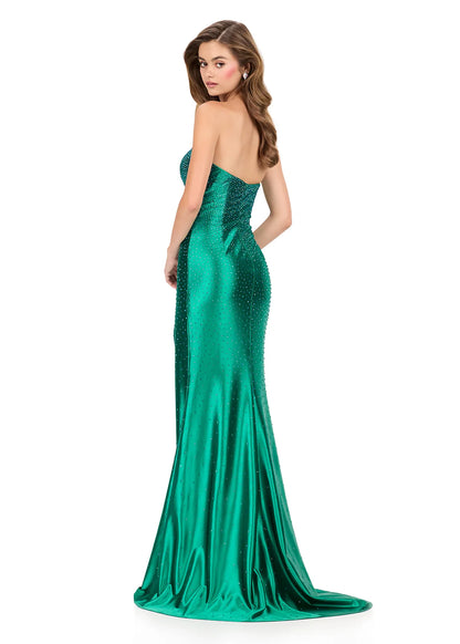 Ashley Lauren Style 12200 is a long prom dress designed for pageant and formal evening events. This elegant gown features Ashley Lauren's signature attention to fit and detail, creating a flattering silhouette that stands out on stage and in photos.

Available Colors: Cocoa, Emerald, Fuchsia, Lilac, Royal, Silver

This Ashley Lauren dress is an ideal choice for prom, pageant competitions, formal galas, and red carpet events.

Designer: Ashley Lauren
Style Number: 12200
