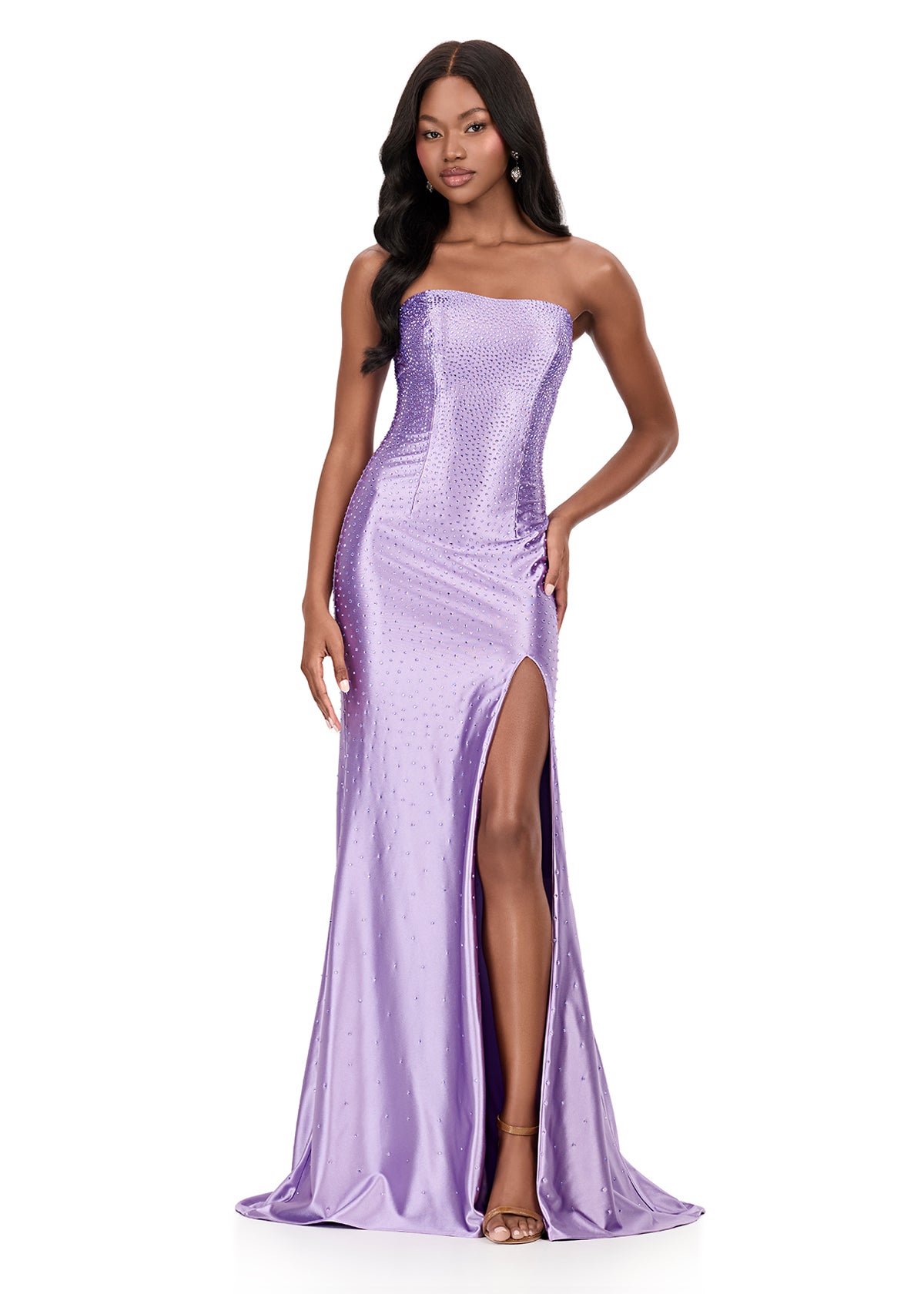 Ashley Lauren Style 12200 is a long prom dress designed for pageant and formal evening events. This elegant gown features Ashley Lauren's signature attention to fit and detail, creating a flattering silhouette that stands out on stage and in photos.

Available Colors: Cocoa, Emerald, Fuchsia, Lilac, Royal, Silver

This Ashley Lauren dress is an ideal choice for prom, pageant competitions, formal galas, and red carpet events.

Designer: Ashley Lauren
Style Number: 12200
