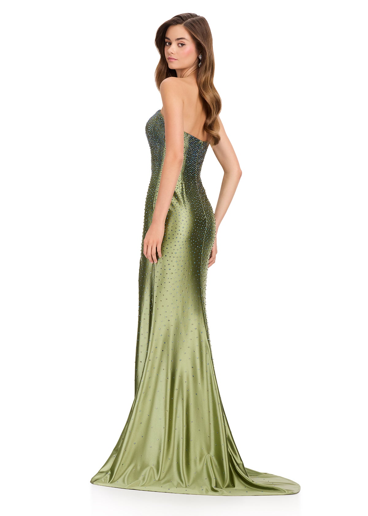 ASHLEYlauren 12200 Long Prom Dress Pageant Formal Evening Gown