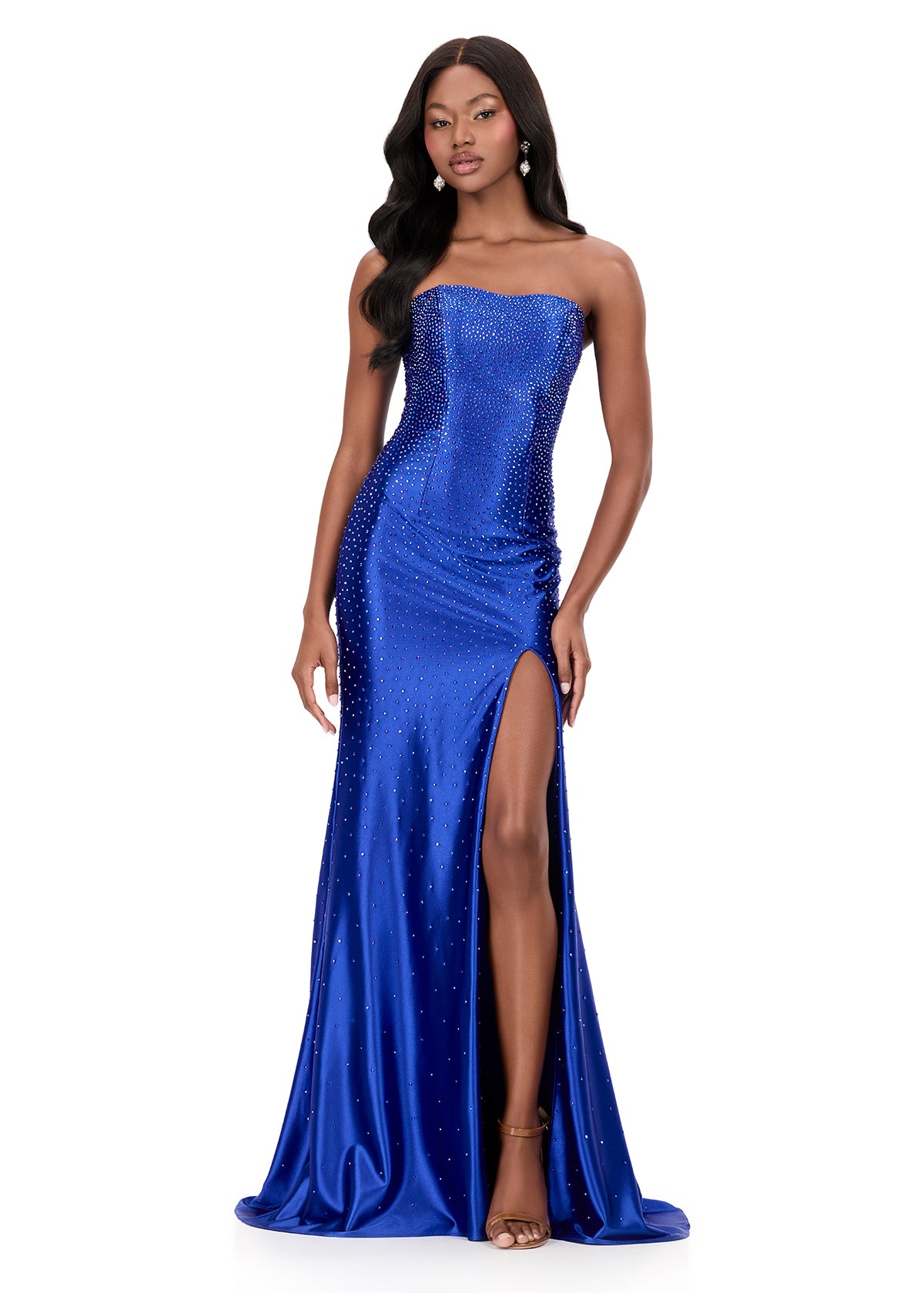 Ashley Lauren Style 12200 is a long prom dress designed for pageant and formal evening events. This elegant gown features Ashley Lauren's signature attention to fit and detail, creating a flattering silhouette that stands out on stage and in photos.

Available Colors: Cocoa, Emerald, Fuchsia, Lilac, Royal, Silver

This Ashley Lauren dress is an ideal choice for prom, pageant competitions, formal galas, and red carpet events.

Designer: Ashley Lauren
Style Number: 12200