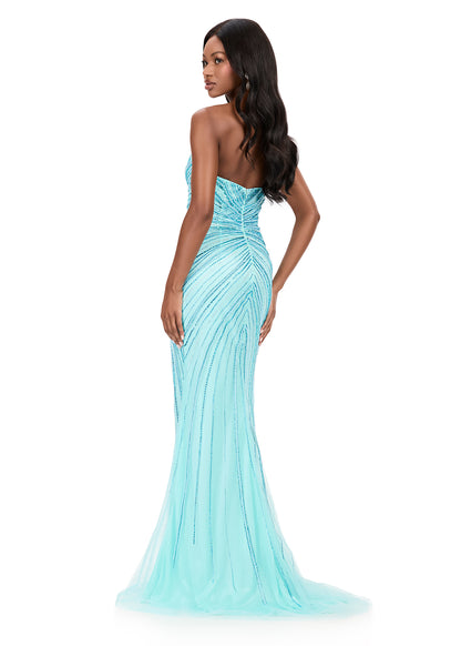Ashley Lauren Style 12201 Long Prom Dress Pageant Formal Evening Gown