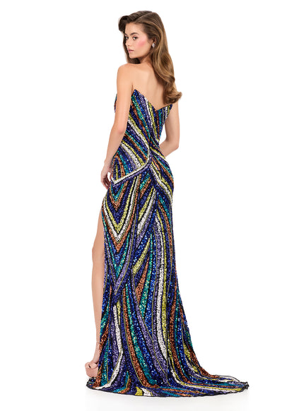 Ashley Lauren Style 12218 is a long prom dress designed for pageant and formal evening events. This elegant gown features Ashley Lauren's signature attention to fit and detail, creating a flattering silhouette that stands out on stage and in photos.

Available Colors: Aqua/Ivory, Multi/Black, Neon Pink, Pink