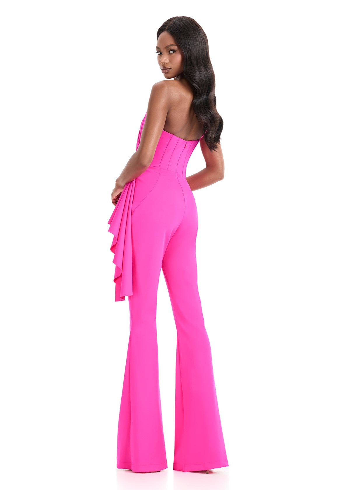 Ashleylauren 12233 Scuba pageant jumpsuit