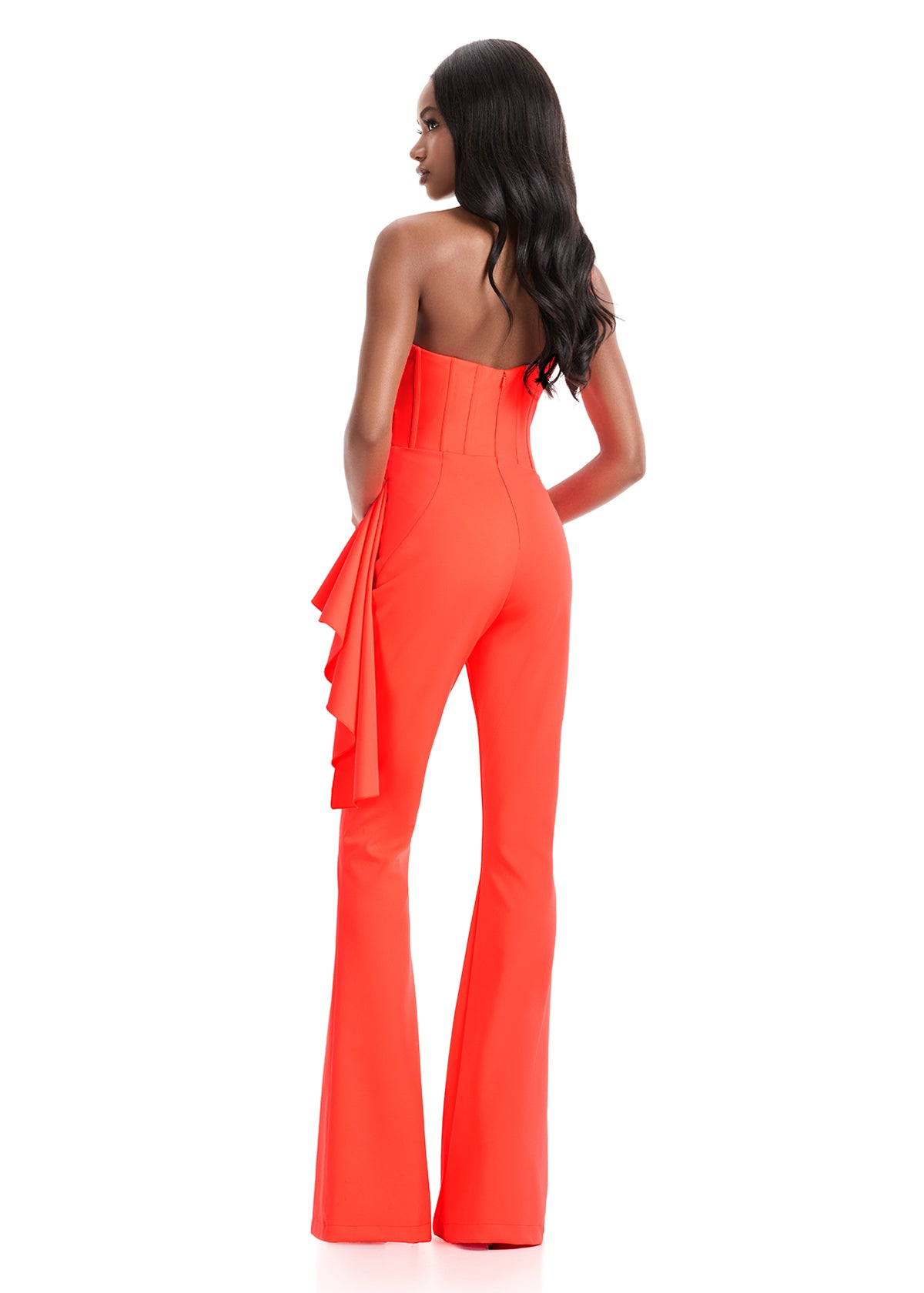 Ashleylauren 12233 Scuba pageant jumpsuit – Glass Slipper Formals