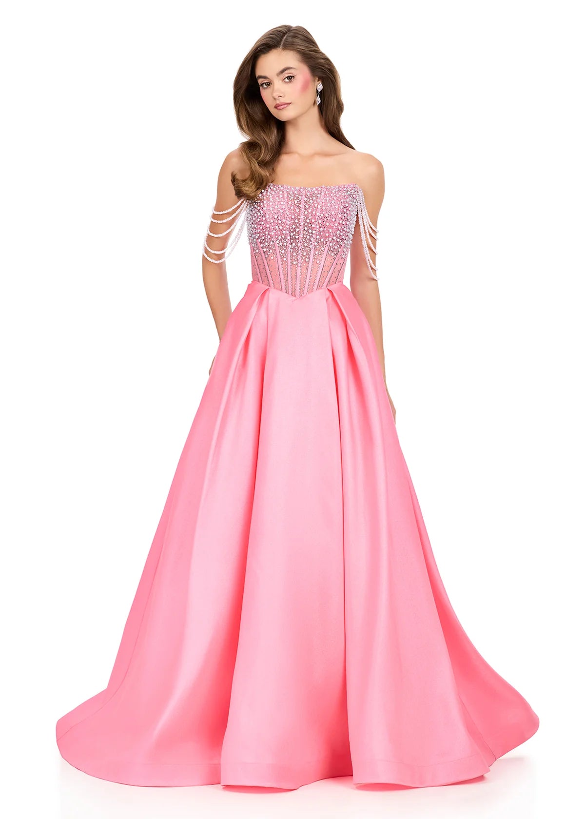 Ashley Lauren Style 12248 is a long prom dress designed for pageant and formal evening events. This elegant gown features Ashley Lauren's signature attention to fit and detail, creating a flattering silhouette that stands out on stage and in photos.

Available Colors: Black, Candy Pink, Ice Pink, Lilac, Sky

This Ashley Lauren dress is an ideal choice for prom, pageant competitions, formal galas, and red carpet events.

Designer: Ashley Lauren
Style Number: 12248