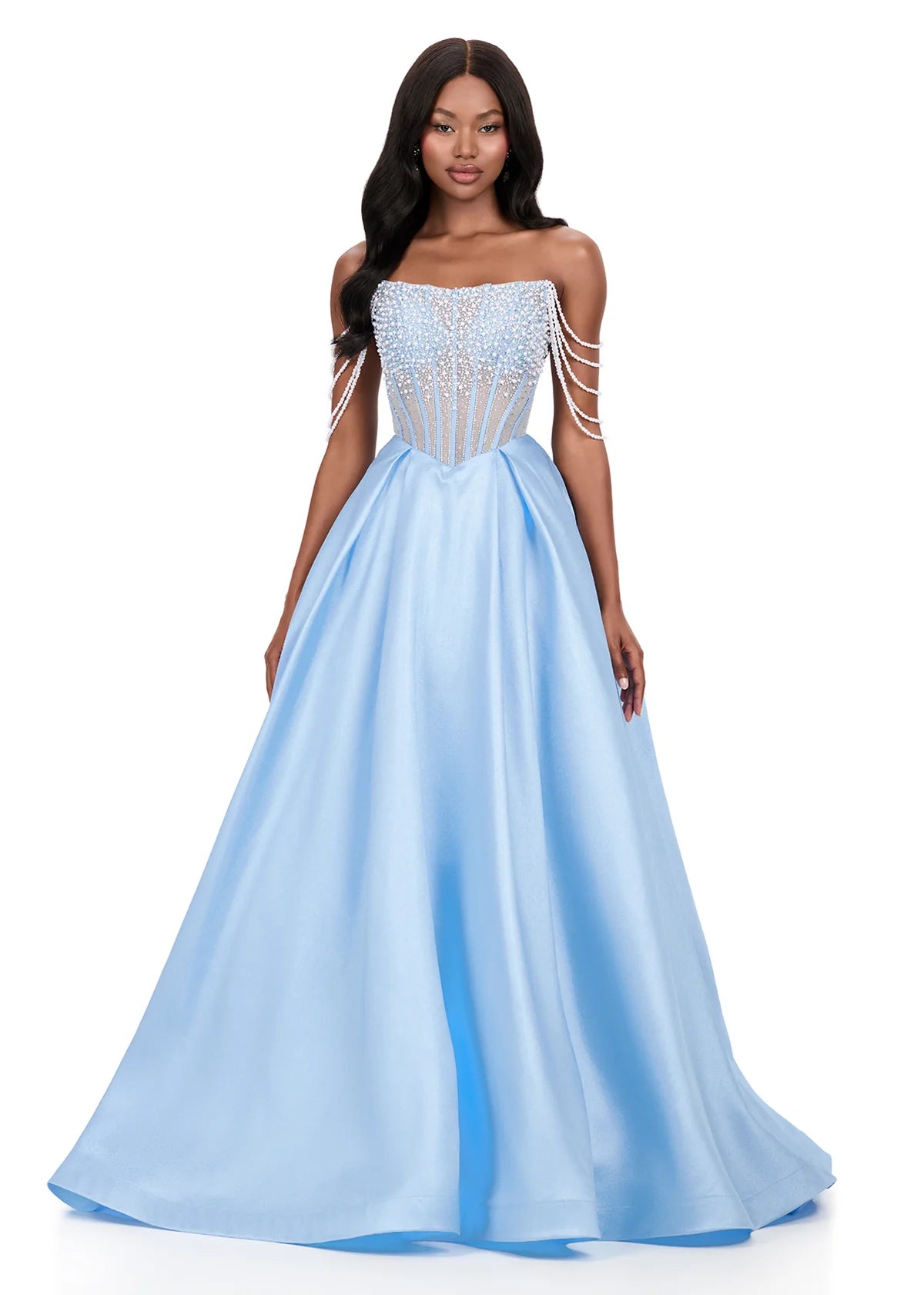 Ashley Lauren Style 12248 is a long prom dress designed for pageant and formal evening events. This elegant gown features Ashley Lauren's signature attention to fit and detail, creating a flattering silhouette that stands out on stage and in photos.

Available Colors: Black, Candy Pink, Ice Pink, Lilac, Sky

This Ashley Lauren dress is an ideal choice for prom, pageant competitions, formal galas, and red carpet events.

Designer: Ashley Lauren
Style Number: 12248