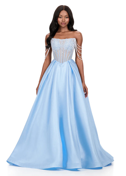 Ashley Lauren Style 12248 is a long prom dress designed for pageant and formal evening events. This elegant gown features Ashley Lauren's signature attention to fit and detail, creating a flattering silhouette that stands out on stage and in photos.

Available Colors: Black, Candy Pink, Ice Pink, Lilac, Sky

This Ashley Lauren dress is an ideal choice for prom, pageant competitions, formal galas, and red carpet events.

Designer: Ashley Lauren
Style Number: 12248