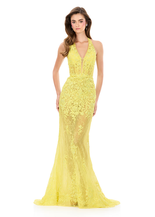 Ashley Lauren Style 12255 is a long prom dress designed for pageant and formal evening events. This elegant gown features Ashley Lauren's signature attention to fit and detail, creating a flattering silhouette that stands out on stage and in photos.

Available Colors:&nbsp;Yellow

This Ashley Lauren dress is an ideal choice for prom, pageant competitions, formal galas, and red carpet events.

Designer: Ashley Lauren
Style Number: 12255