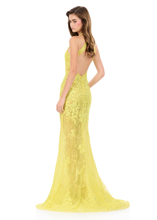 Ashley Lauren Style 12255 is a long prom dress designed for pageant and formal evening events. This elegant gown features Ashley Lauren's signature attention to fit and detail, creating a flattering silhouette that stands out on stage and in photos.

Available Colors:&nbsp;Yellow

This Ashley Lauren dress is an ideal choice for prom, pageant competitions, formal galas, and red carpet events.

Designer: Ashley Lauren
Style Number: 12255