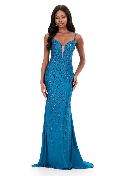 Ashley Lauren Style 12269 is a long prom dress designed for pageant and formal evening events. This elegant gown features Ashley Lauren's signature attention to fit and detail, creating a flattering silhouette that stands out on stage and in photos.

Available Colors: Black, Fuchsia, Peacock, Rose Gold, Sage

This Ashley Lauren dress is an ideal choice for prom, pageant competitions, formal galas, and red carpet events.

Designer: Ashley Lauren
Style Number: 12269