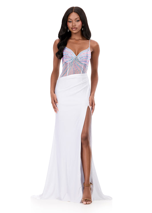 Ashley Lauren Style 12270 is a long prom dress designed for pageant and formal evening events. This elegant gown features Ashley Lauren's signature attention to fit and detail, creating a flattering silhouette that stands out on stage and in photos.

Available Colors: Black, Pink, Royal, Sage, White

This Ashley Lauren dress is an ideal choice for prom, pageant competitions, formal galas, and red carpet events.

Designer: Ashley Lauren
Style Number: 12270