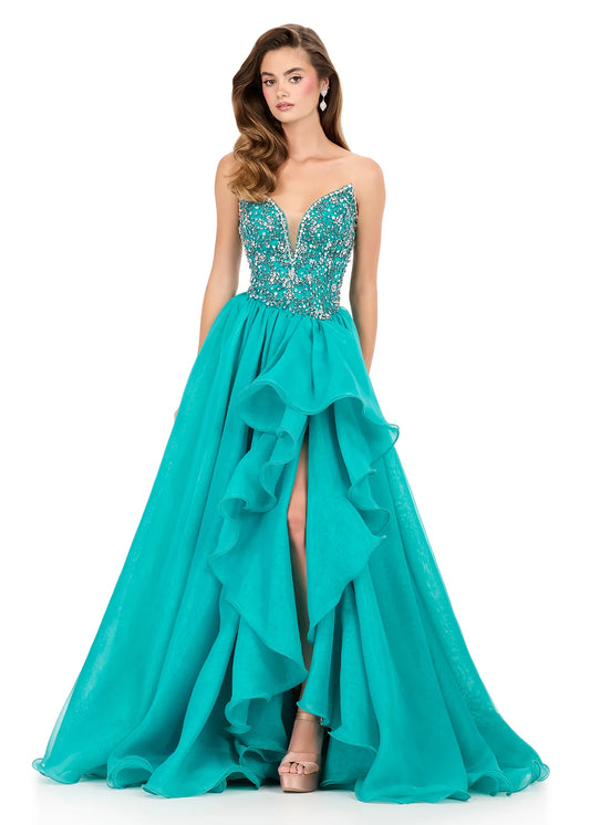 Ashley Lauren Style 12281 is a long prom dress designed for pageant and formal evening events. This elegant gown features Ashley Lauren's signature attention to fit and detail, creating a flattering silhouette that stands out on stage and in photos.

Available Colors: Hot Pink, Sky, Jade

This Ashley Lauren dress is an ideal choice for prom, pageant competitions, formal galas, and red carpet events.

Designer: Ashley Lauren
Style Number: 12281