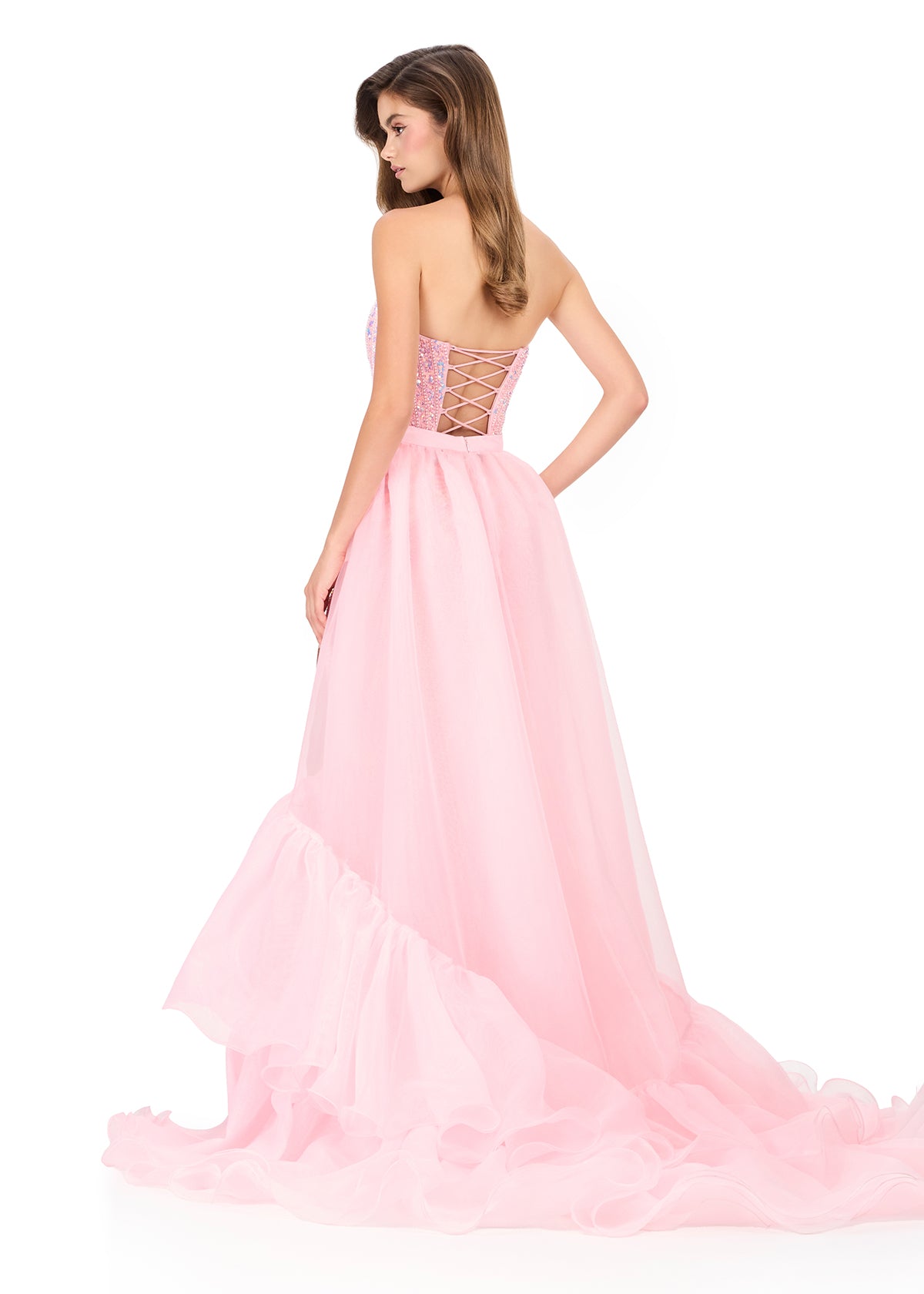 Ashley Lauren Style 12294 is a long prom dress designed for pageant and formal evening events. This elegant gown features Ashley Lauren's signature attention to fit and detail, creating a flattering silhouette that stands out on stage and in photos.

Available Colors: Hot Pink, Ice Pink, Ivory, Jade, Orchid, Periwinkle, Red, Royal, Sky

This Ashley Lauren dress is an ideal choice for prom, pageant competitions, formal galas, and red carpet events.

***Overskirt Only Dress not Included

Designer: Ashley Laur