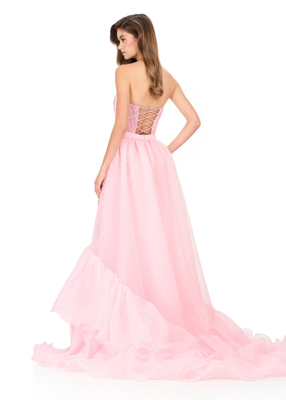 Ashley Lauren Style 12294 is a long prom dress designed for pageant and formal evening events. This elegant gown features Ashley Lauren's signature attention to fit and detail, creating a flattering silhouette that stands out on stage and in photos.

Available Colors: Hot Pink, Ice Pink, Ivory, Jade, Orchid, Periwinkle, Red, Royal, Sky

This Ashley Lauren dress is an ideal choice for prom, pageant competitions, formal galas, and red carpet events.

***Overskirt Only Dress not Included

Designer: Ashley Laur