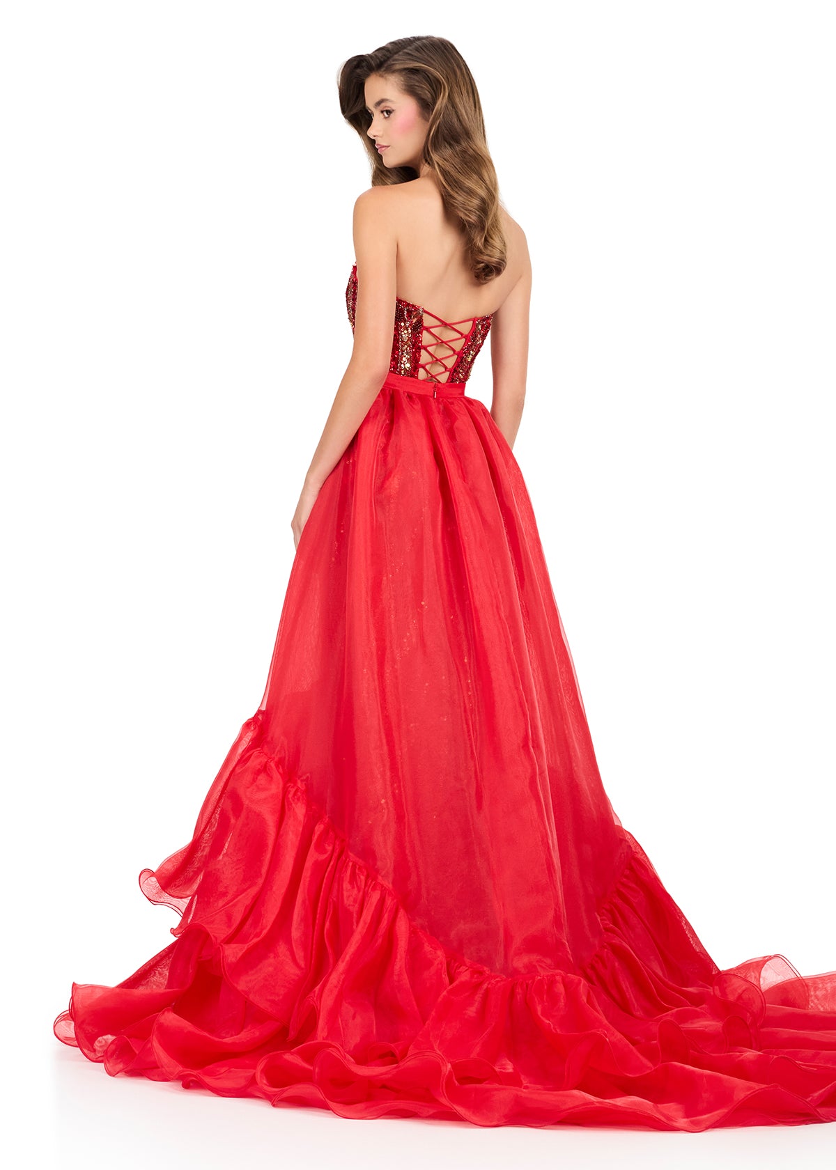 Ashley Lauren Style 12294 is a long prom dress designed for pageant and formal evening events. This elegant gown features Ashley Lauren's signature attention to fit and detail, creating a flattering silhouette that stands out on stage and in photos.

Available Colors: Hot Pink, Ice Pink, Ivory, Jade, Orchid, Periwinkle, Red, Royal, Sky

This Ashley Lauren dress is an ideal choice for prom, pageant competitions, formal galas, and red carpet events.

***Overskirt Only Dress not Included

Designer: Ashley Laur