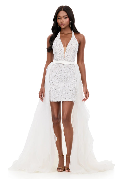 Ashley Lauren Style 12296 is a long prom dress designed for pageant and formal evening events. This elegant gown features Ashley Lauren's signature attention to fit and detail, creating a flattering silhouette that stands out on stage and in photos.

Available Colors: Red, Royal, Fuchsia, Ivory, Orchid, Pink, Sky, Yellow

***Overskirt Only! Dress not Included***

This Ashley Lauren dress is an ideal choice for prom, pageant competitions, formal galas, and red carpet events.

Designer: Ashley Lauren
Style Nu