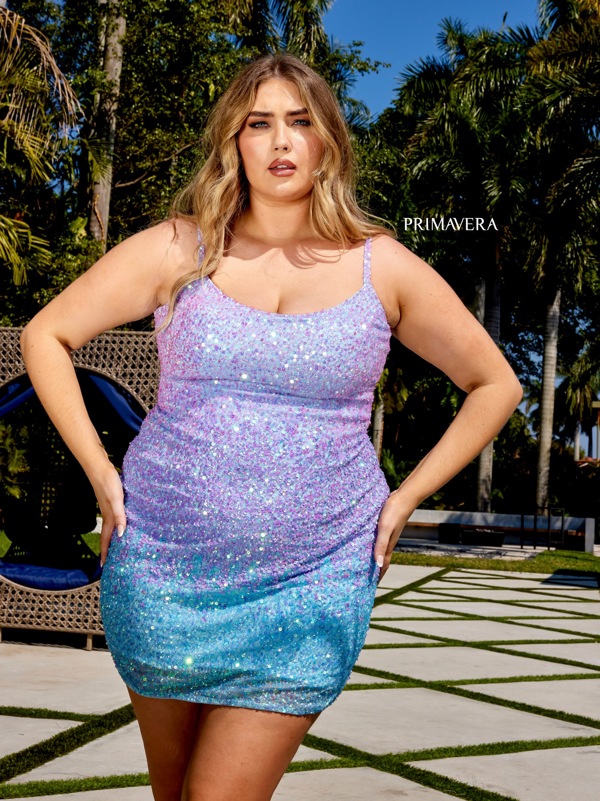 ombre sequin dress plus size Ombre Sequin Maxi Dress
