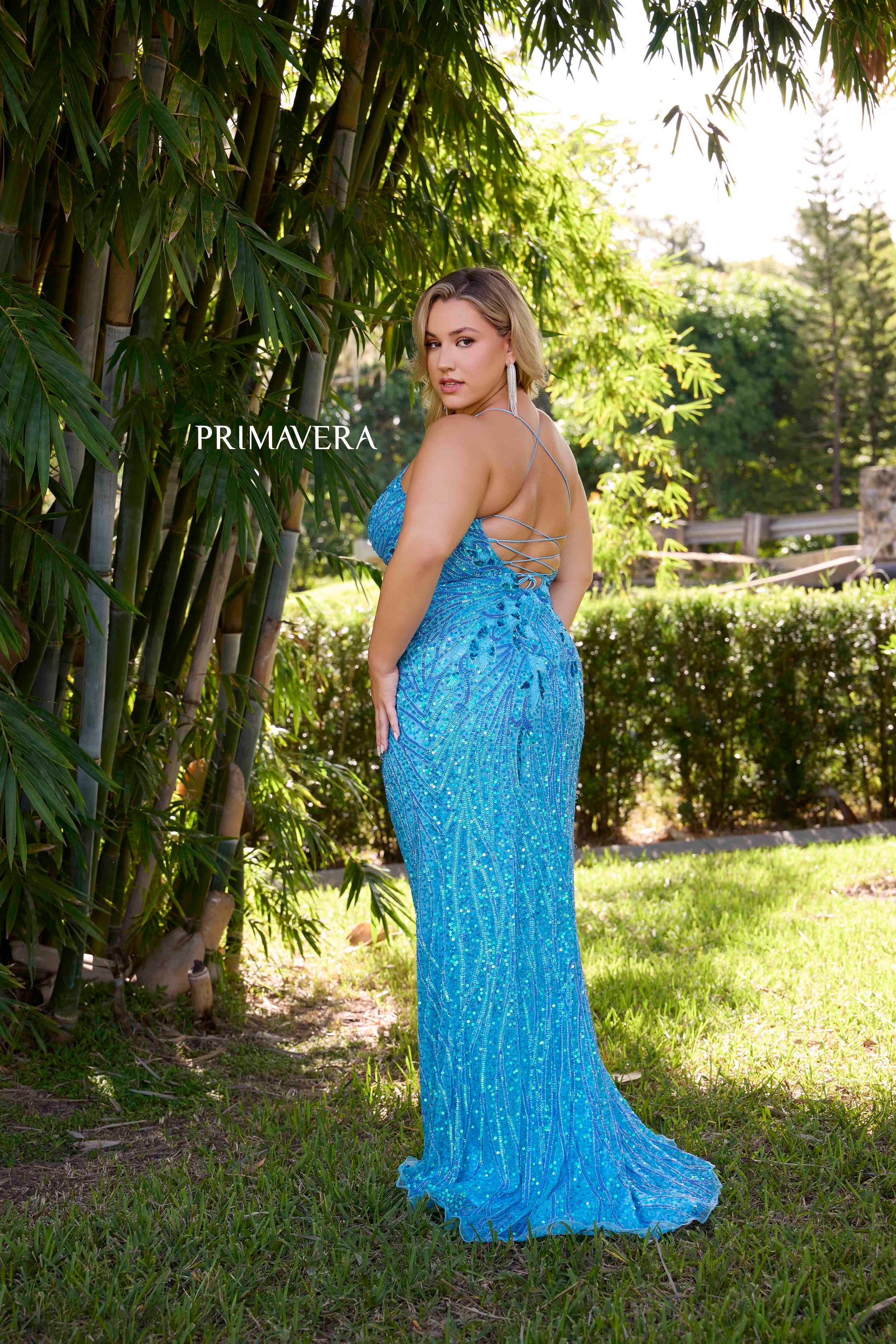 Primavera 14072 Plus Size Sequin Beaded Prom Dress Corset Back Formal Pageant Gown 22 / Black Primavera 14072 Plus Size Sequin Beaded Prom Dress Corset Back Formal Pageant Gown 22 / Black