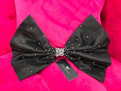 This stunning Marc Defang 5104 Detachable Oversize Pageant Bow Crystal Accessory shimmer Organza is sure to wow with its 18.5" wide dimensions and dazzling crystal accents. Perfect for any event or occasion, you can look effortlessly stunning with the perfect touch of sparkle. Add to spice up any Gown for Stage or Appearances!
