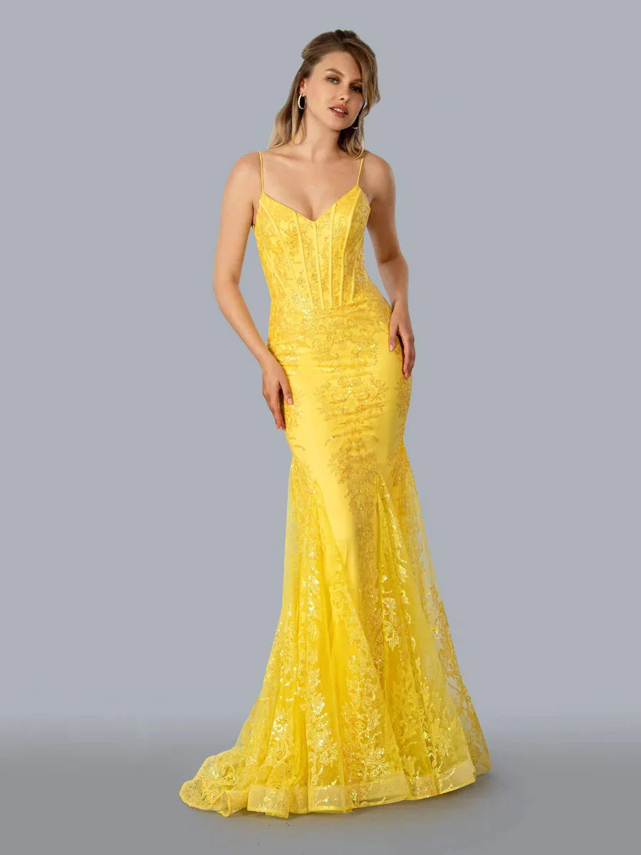 Stella Couture 21066 Size 4 Gold Long Glitter corset mermaid Formal Evening Gown Prom Dress Pageant Stella Couture 21066 Size 4 Gold Long Glitter corset mermaid Formal Evening Gown Prom Dress Pageant