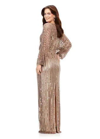 Ashley Lauren 11302 Formal Dresses Rose Gold