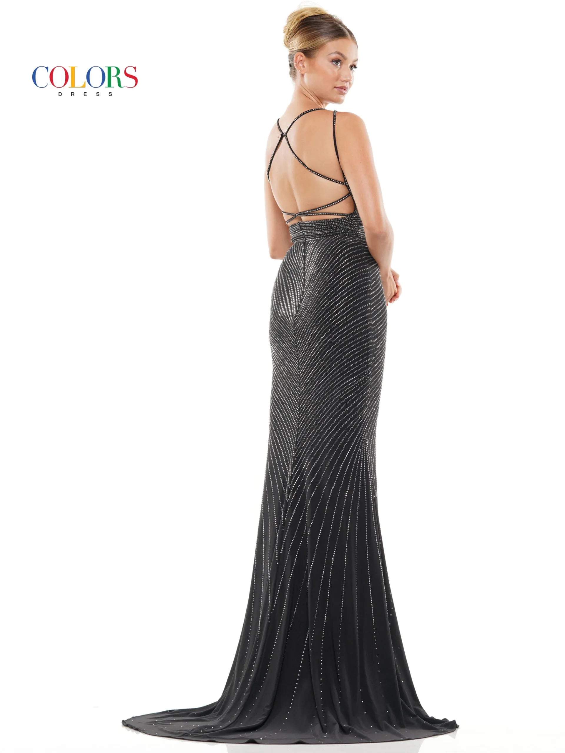 Gown : Black georgette floral digital printed gown