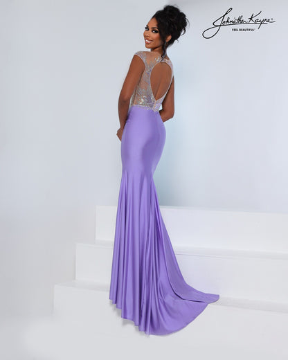Designer: Johnathan Kayne — Style 3220
Designed in stretch knit fabrics, Johnathan Kayne style 3220 is a body-conscious long prom dress that offers both comfort and style. The stretchy construction allows the dress to move with you, making it a great option for pageant, prom, or any event where a fitted gown with flexibility is desired.

Sizes: 000, 00, 0, 2, 4, 6, 8, 10, 12, 14, 16
Colors: Lilac, Royal