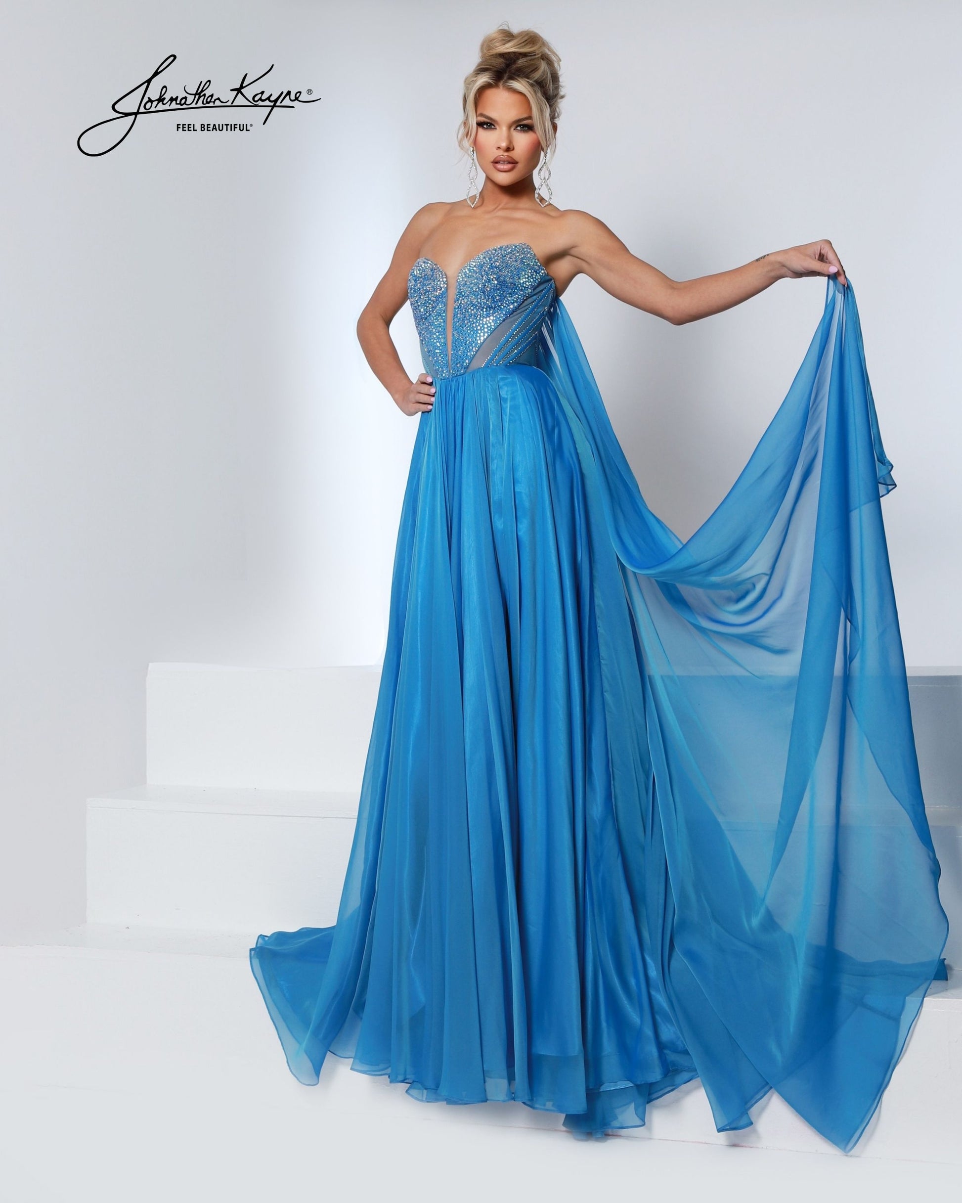 Johnathan Kayne 3221 Prom Dress - Light Sapphire | NewYorkDress Johnathan Kayne 3221 Prom Dress - Light Sapphire | NewYorkDress