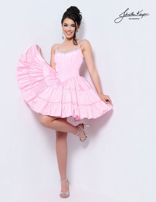 Johnathan Kayne 3230S Corset Cocktail Dress A Line