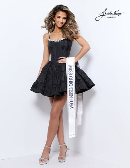 Johnathan Kayne 3230S Corset Cocktail Dress A Line